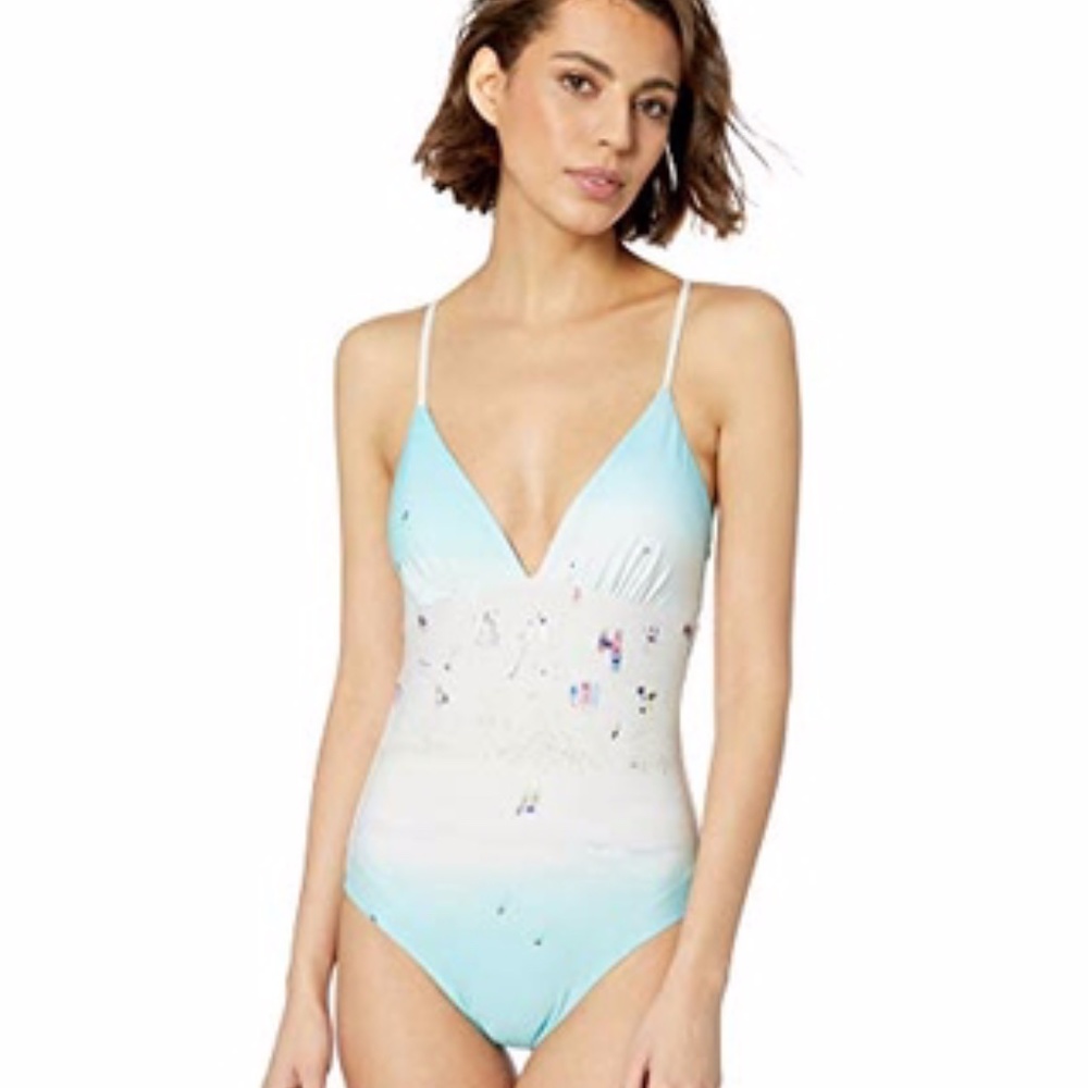 Splendid x Gray Malin Crisscross One-Piece XS
